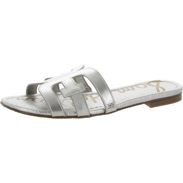 Bay Womens Cut-Out Slip On Slide Sandals