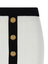 Balmain Women Two-Tone Miniskirt
