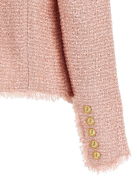 Balmain Women Sequin Tweed Blazer
