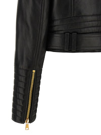 Balmain Women Leather Jacket
