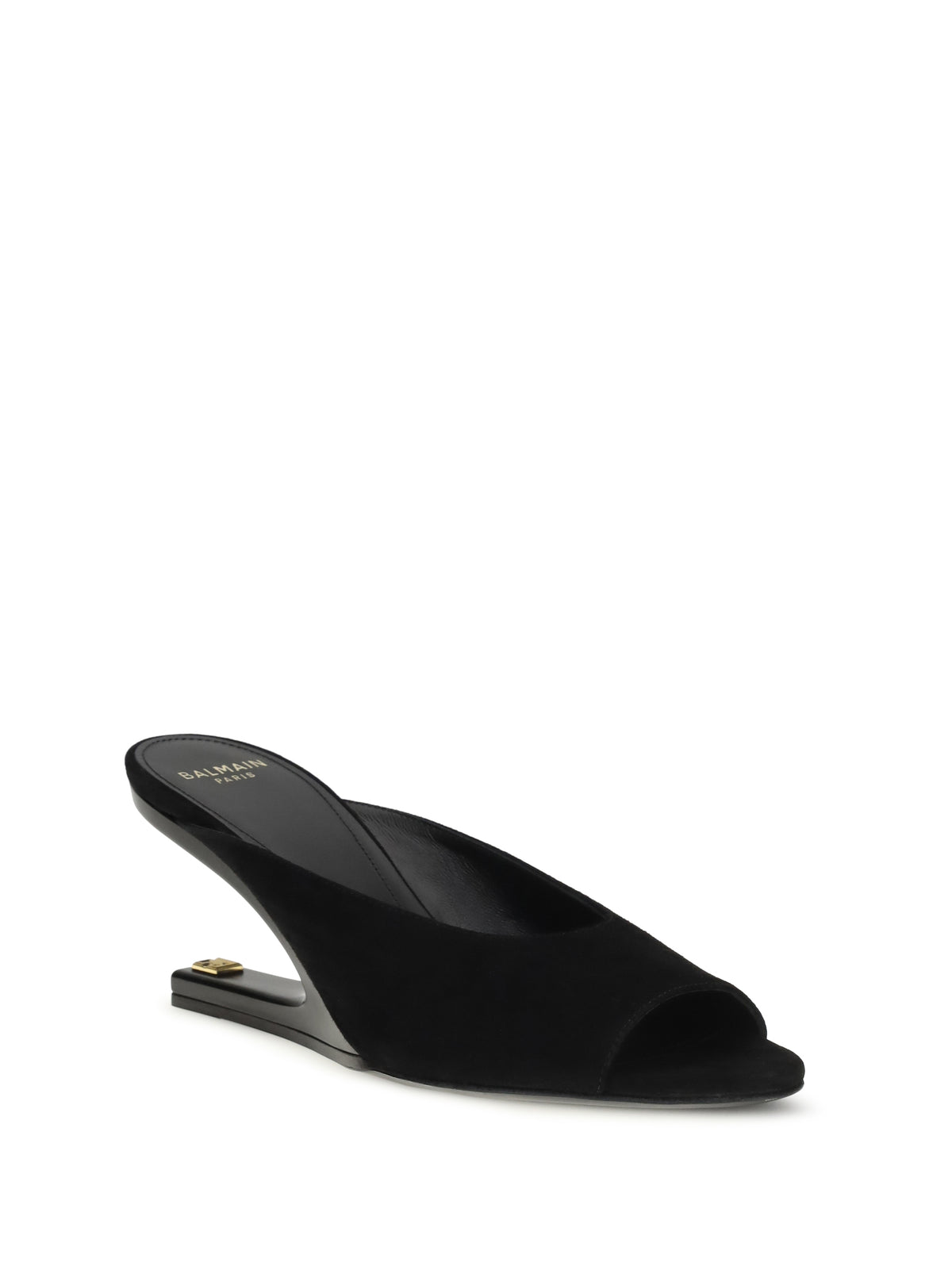 BALMAIN Balmain Women Suede Open-Toe Mules