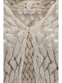 BRUNELLO CUCINELLI Brunello Cucinelli Women Openwork Sequin Cardigan