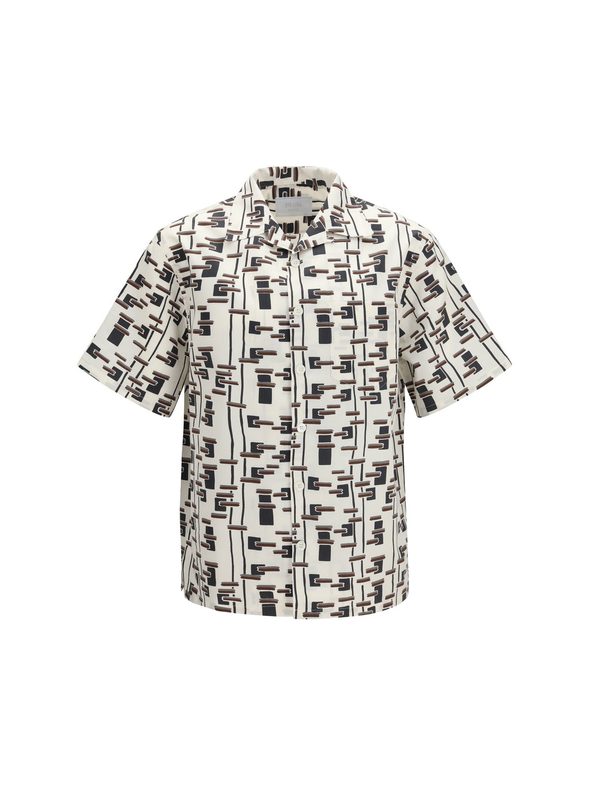 PRADA Prada Men Patterned Bowling Shirt