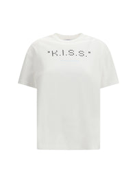 OFF-WHITE Off-White Women Kiss Quote T-Shirt
