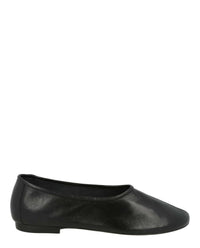 ByFar Womens Prudence Leather Flats