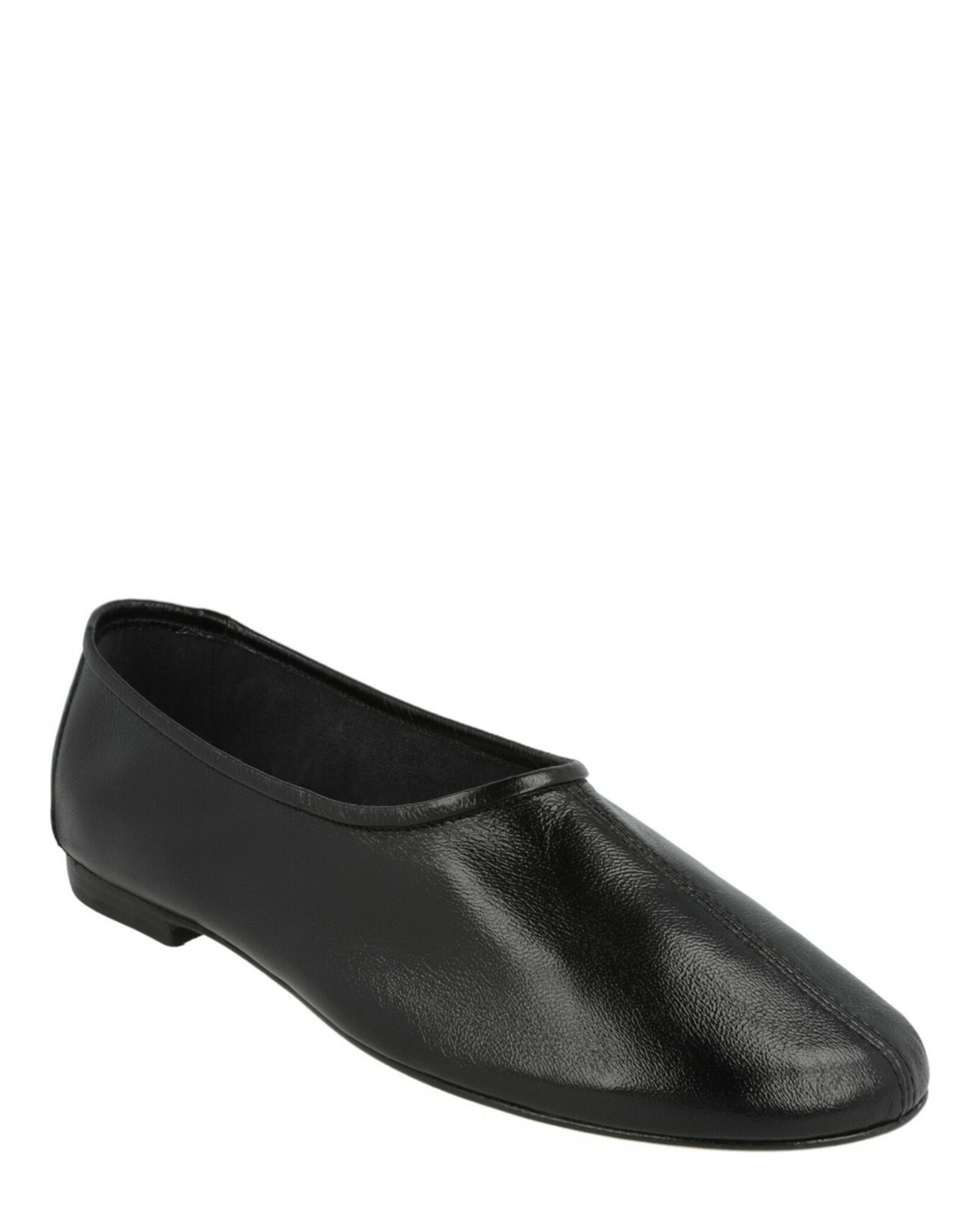 ByFar Womens Prudence Leather Flats