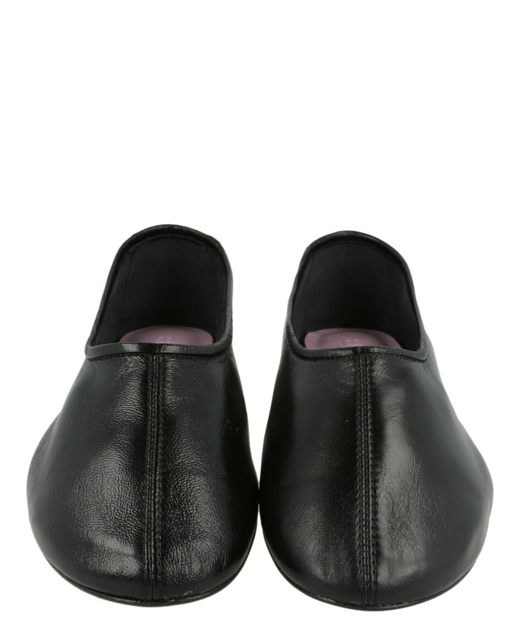 ByFar Womens Prudence Leather Flats