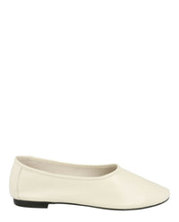 ByFar Womens Prudence Leather Flats