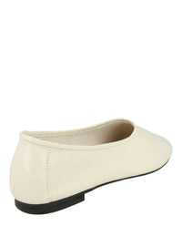 ByFar Womens Prudence Leather Flats