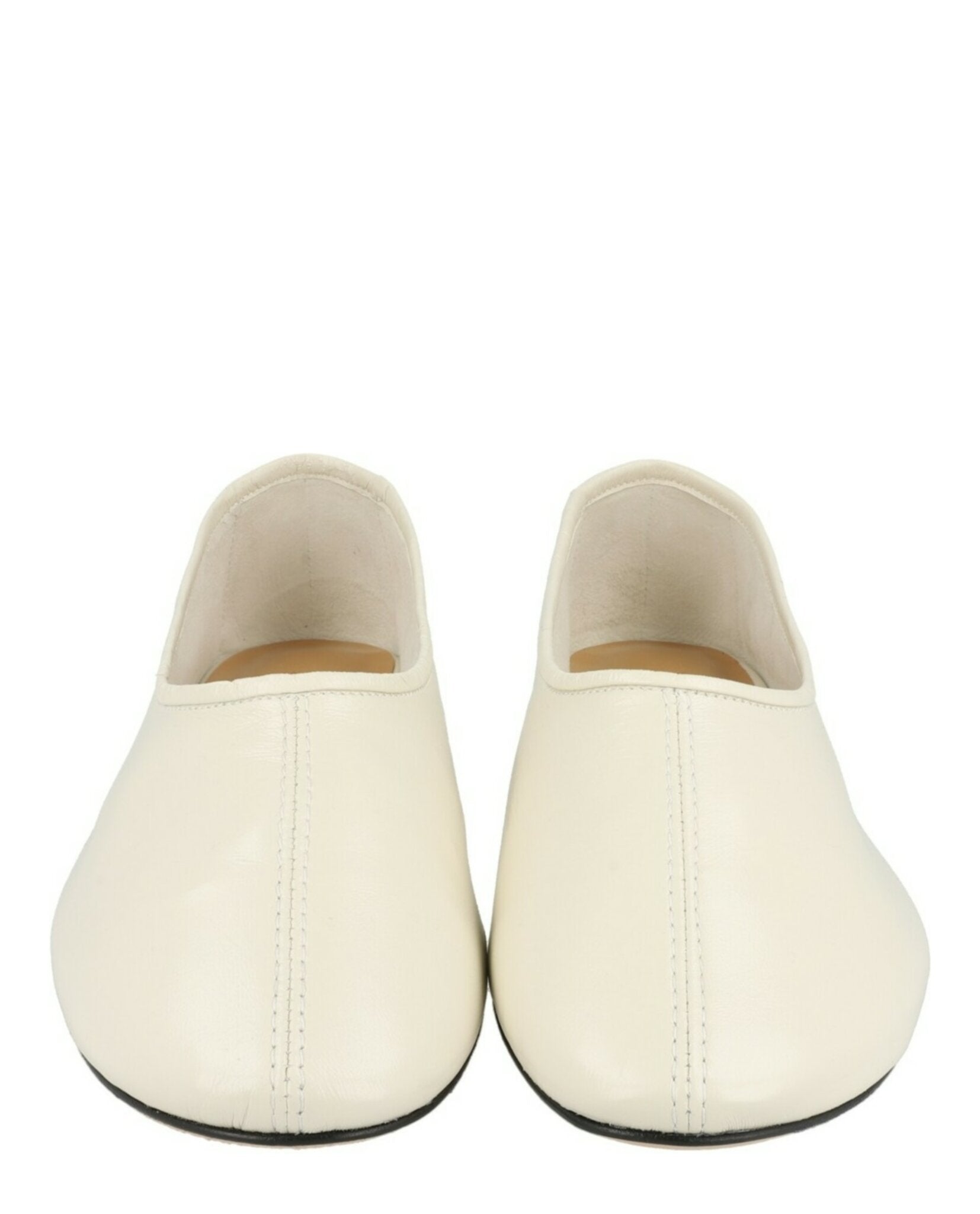 ByFar Womens Prudence Leather Flats