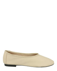 ByFar Womens Prudence Leather Flats