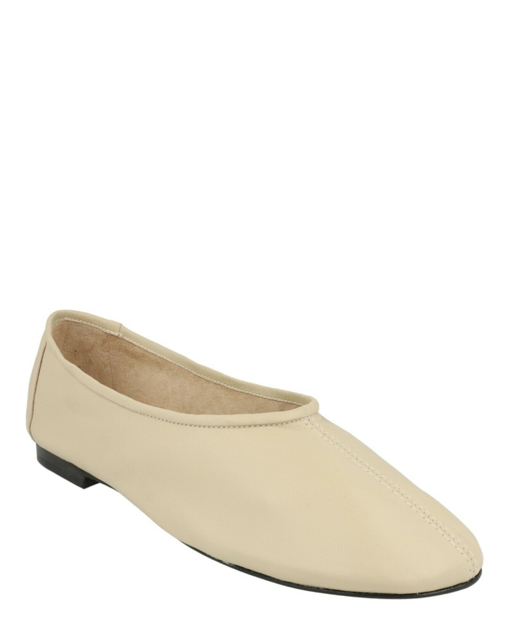 ByFar Womens Prudence Leather Flats