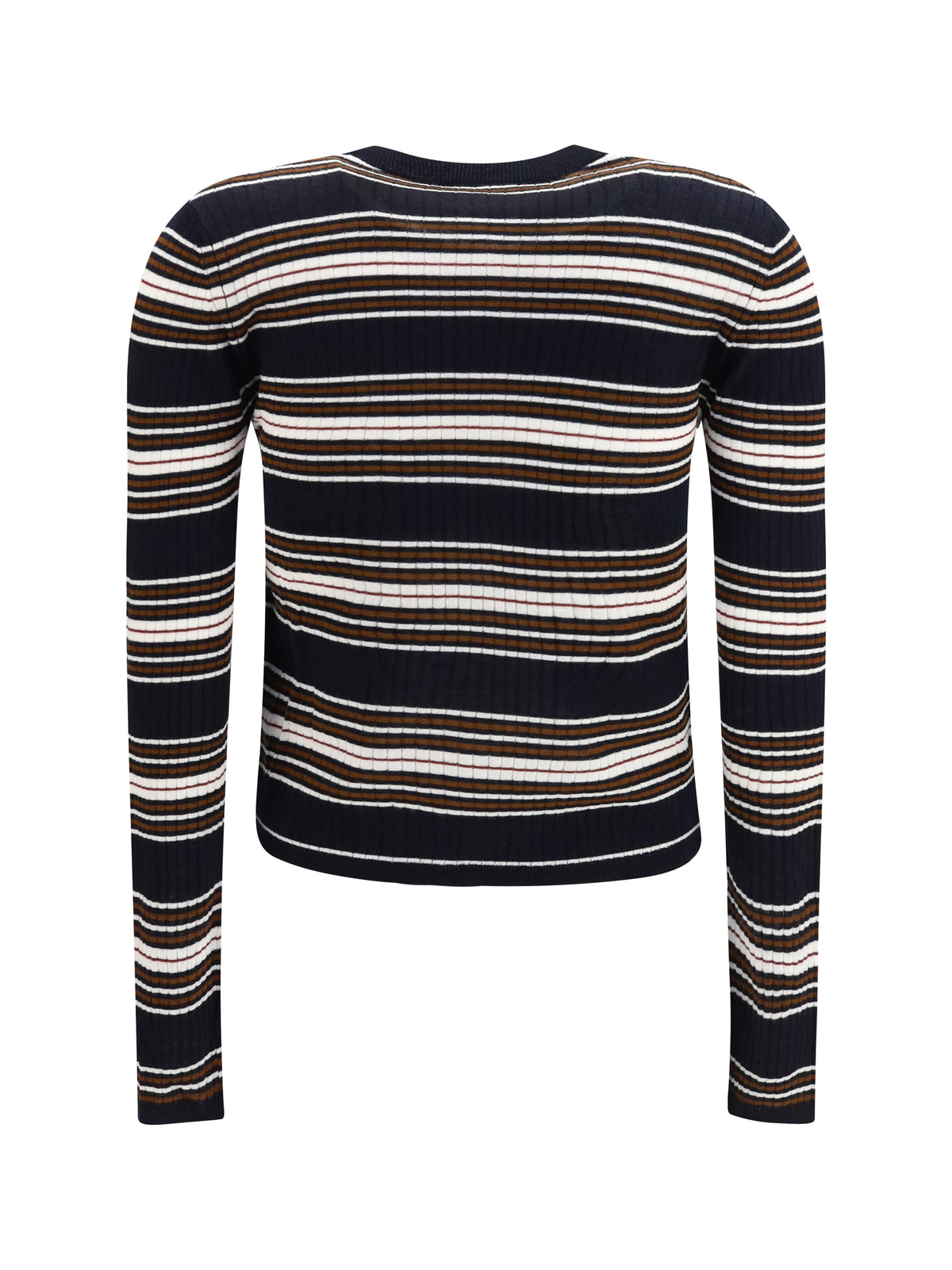 MAX MARA STUDIO Max Mara Studio Women Striped Silk And Wool Cardigan