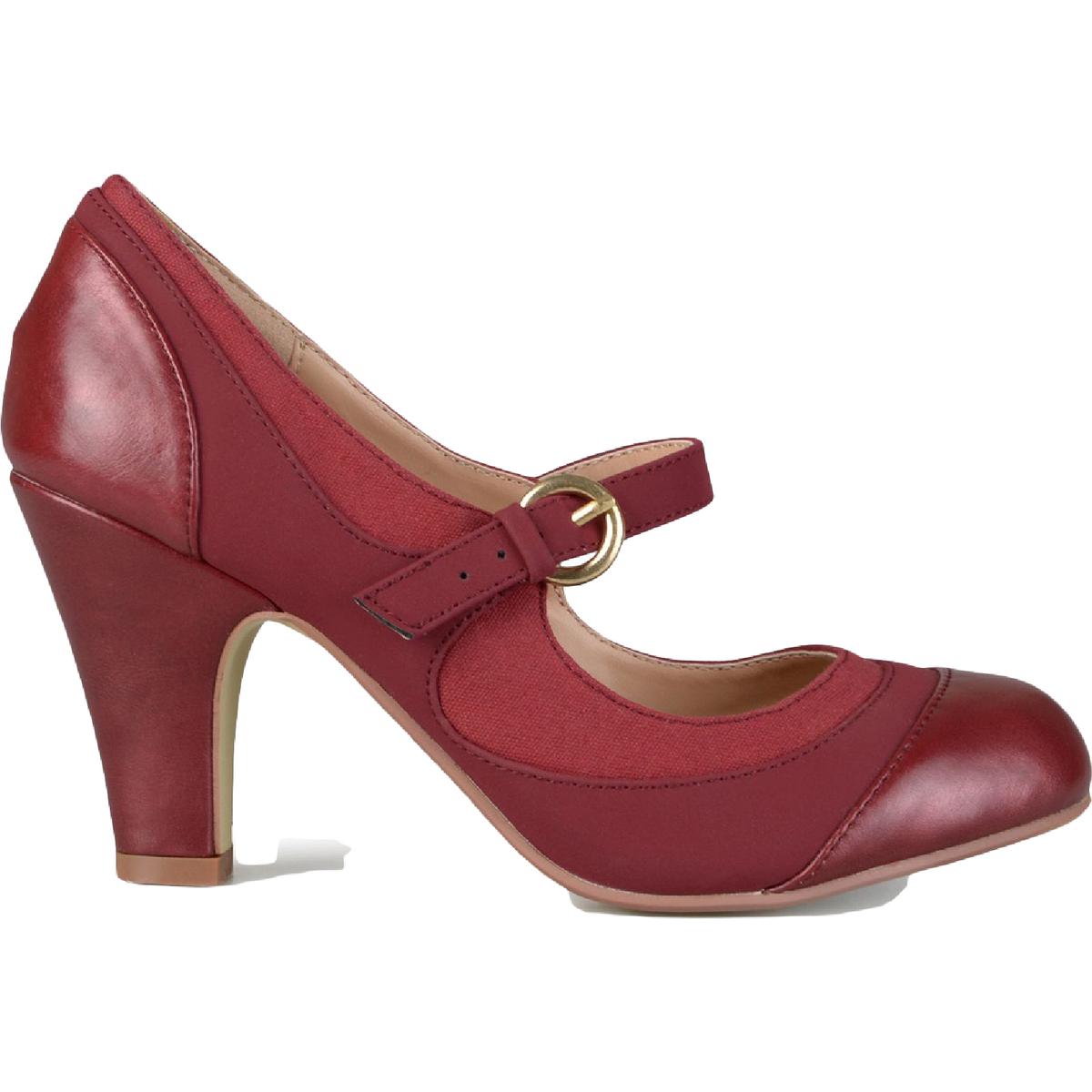 Siri Womens Faux Leather Dress Heels