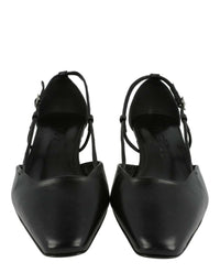 ByFar Womens Francine Leather Pumps