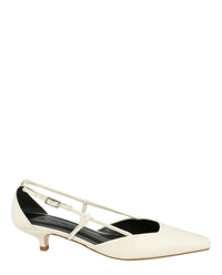 ByFar Womens Francine Leather Pumps