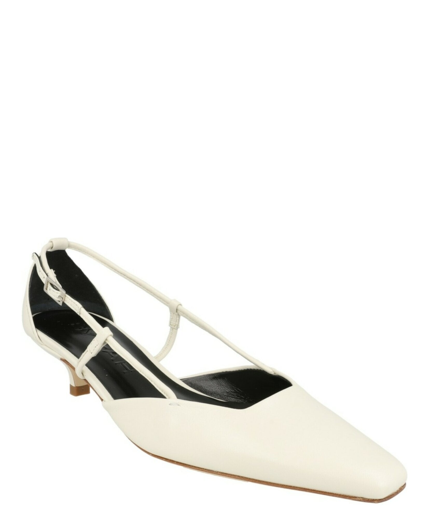 ByFar Womens Francine Leather Pumps