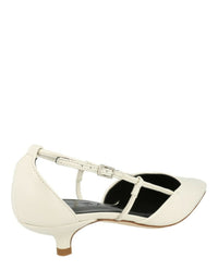 ByFar Womens Francine Leather Pumps