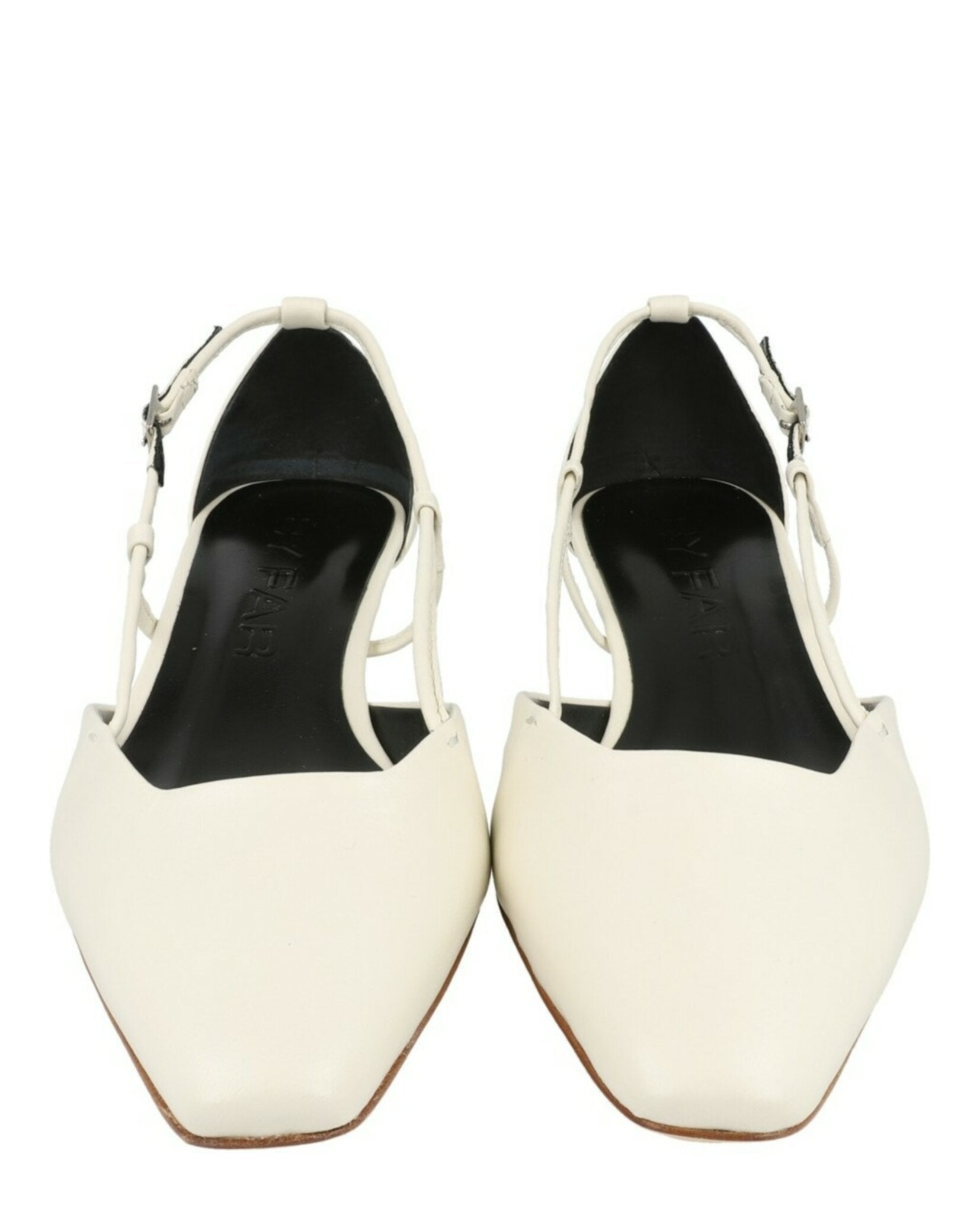 ByFar Womens Francine Leather Pumps