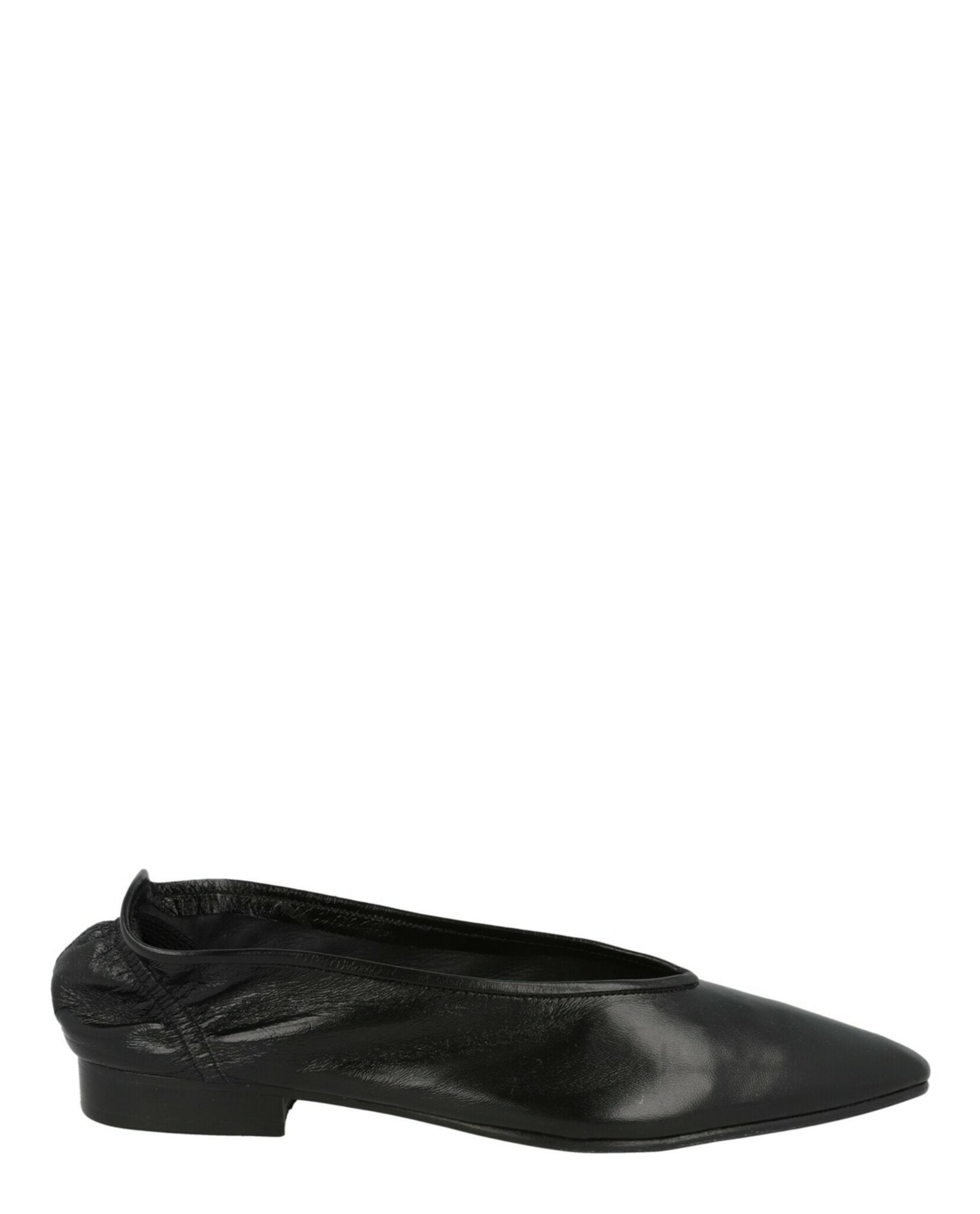 ByFar Womens Carre Leather Flats