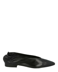 ByFar Womens Carre Leather Flats