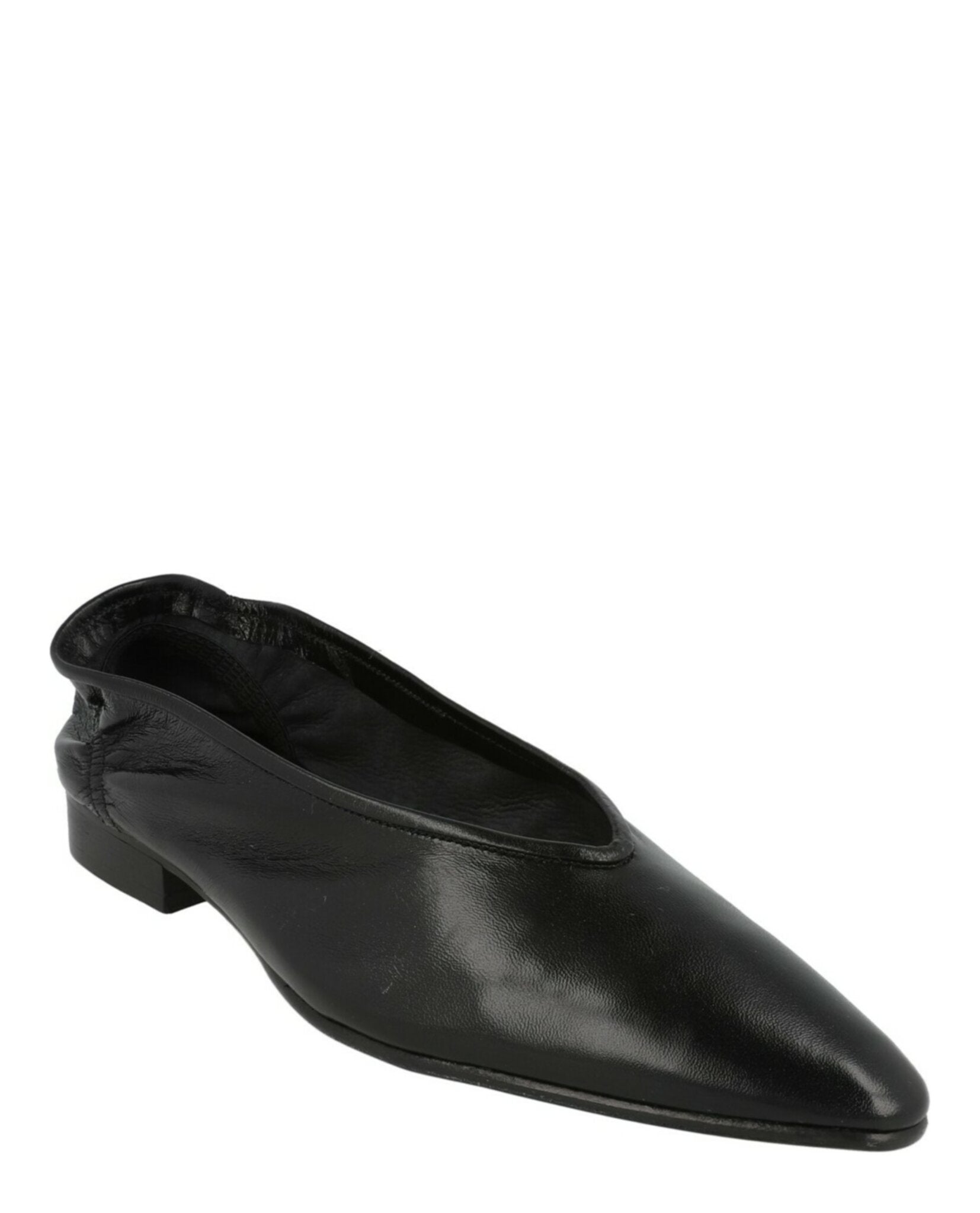 ByFar Womens Carre Leather Flats