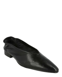 ByFar Womens Carre Leather Flats