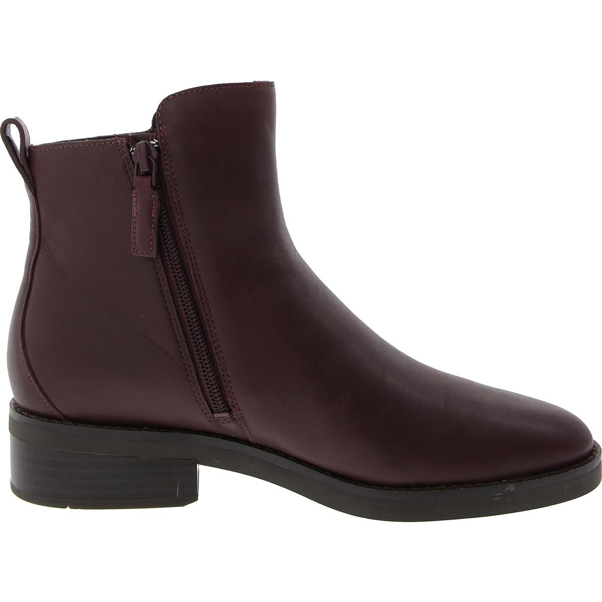 Womens Zipper Manmade Ankle Boots