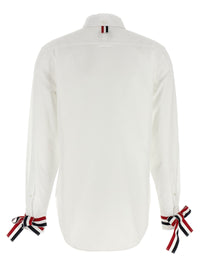 Thom Browne Women Rwb Tape Cuffs Shirt