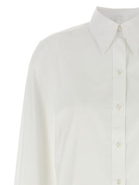 Thom Browne Women Rwb Tape Cuffs Shirt