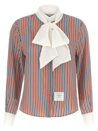 Thom Browne Women Removable Lavallière Collar Shirt