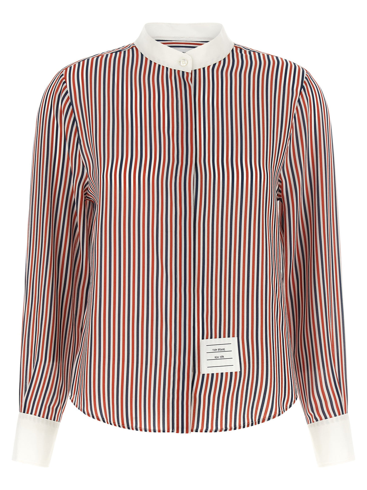 Thom Browne Women Removable Lavallière Collar Shirt