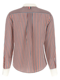 Thom Browne Women Removable Lavallière Collar Shirt