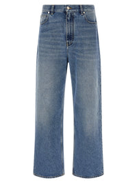 FENDI Fendi Men 'Ff' Patch Jeans Saddlery