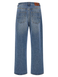 FENDI Fendi Men 'Ff' Patch Jeans Saddlery