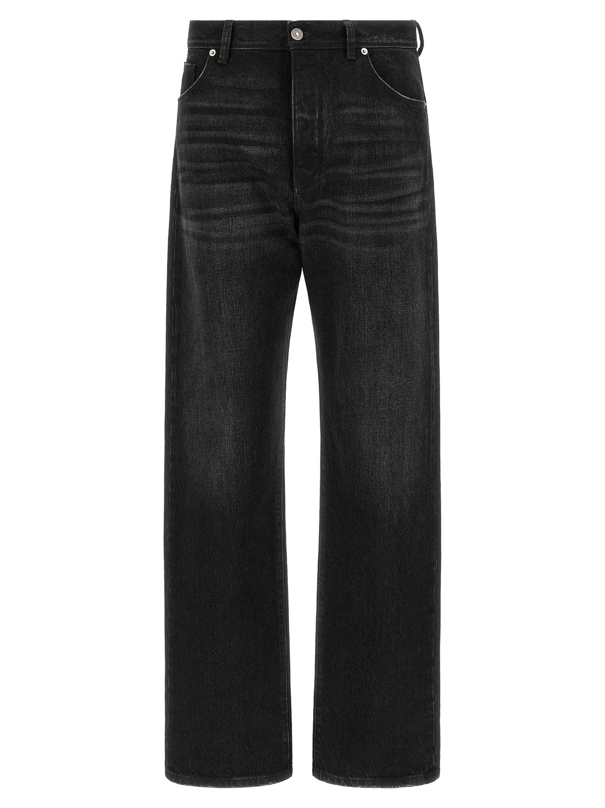 Fendi Men Black Denim Jeans
