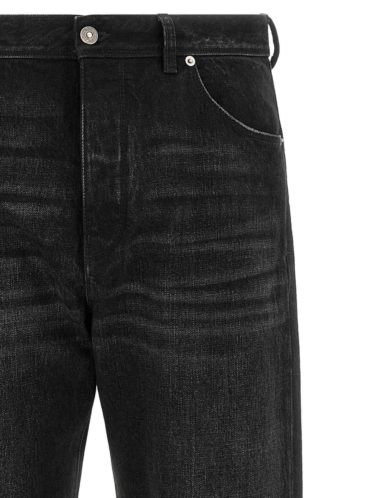 Fendi Men Black Denim Jeans