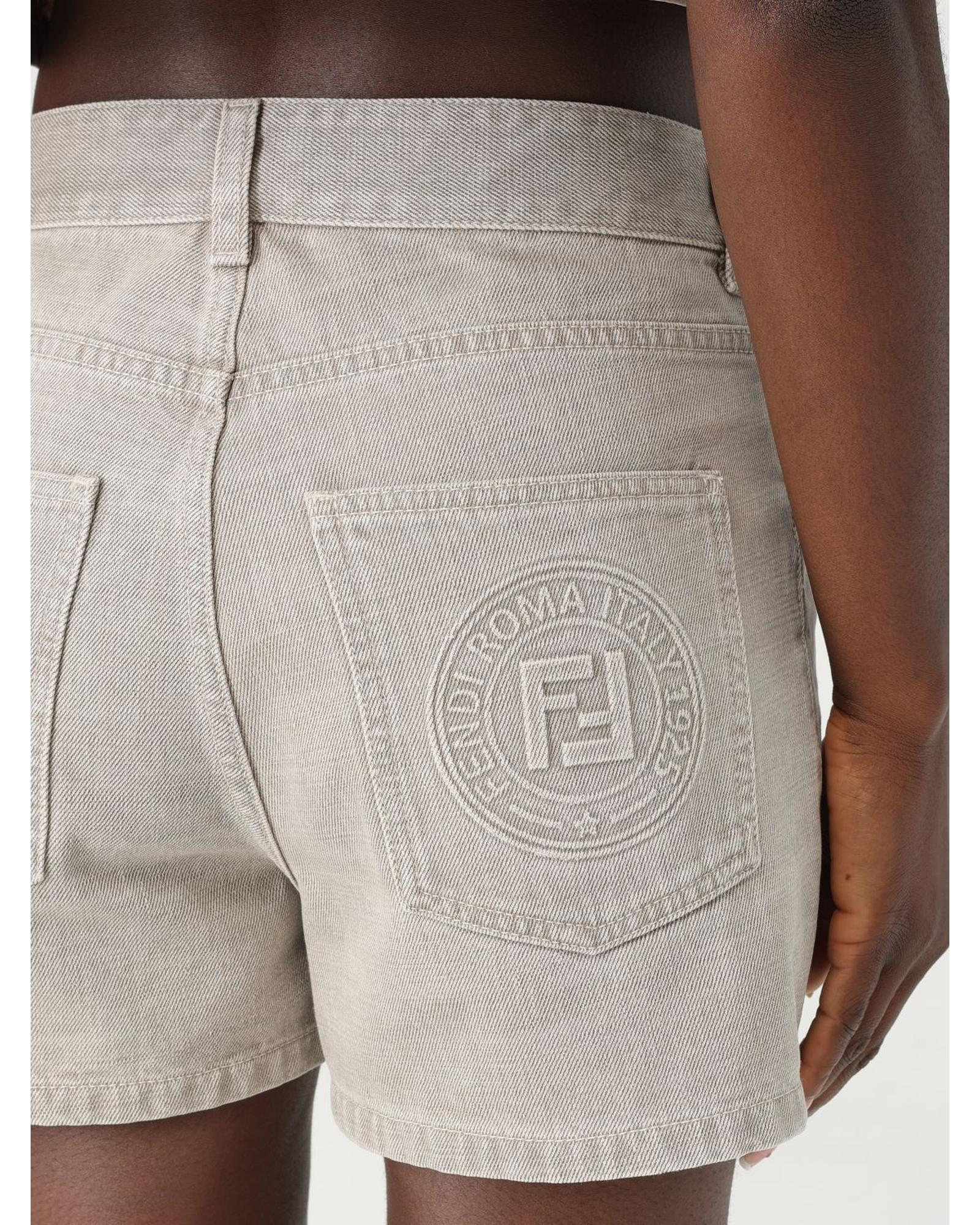 パンツ Fendi High-Waisted Denim Shorts High-Waisted Denim Shorts - Fendi - Women | WE IN STYLE