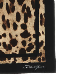 Dolce & Gabbana Women Leopard-Print Scarf
