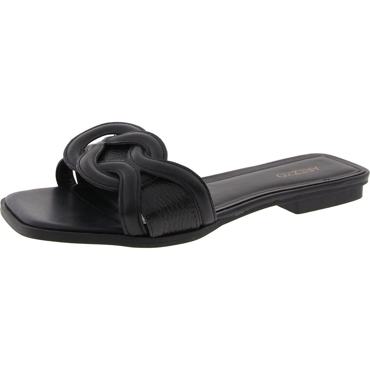 Womens Woven Slide Sandals