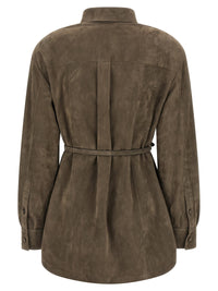 Fendi Women Suede Shirt