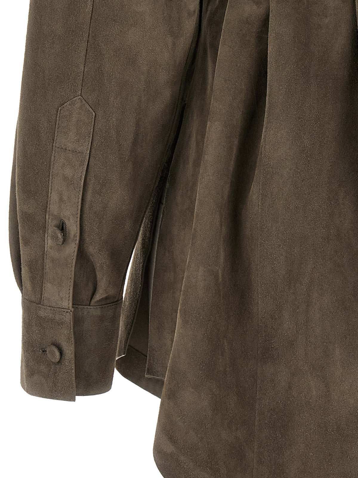 Fendi Women Suede Shirt