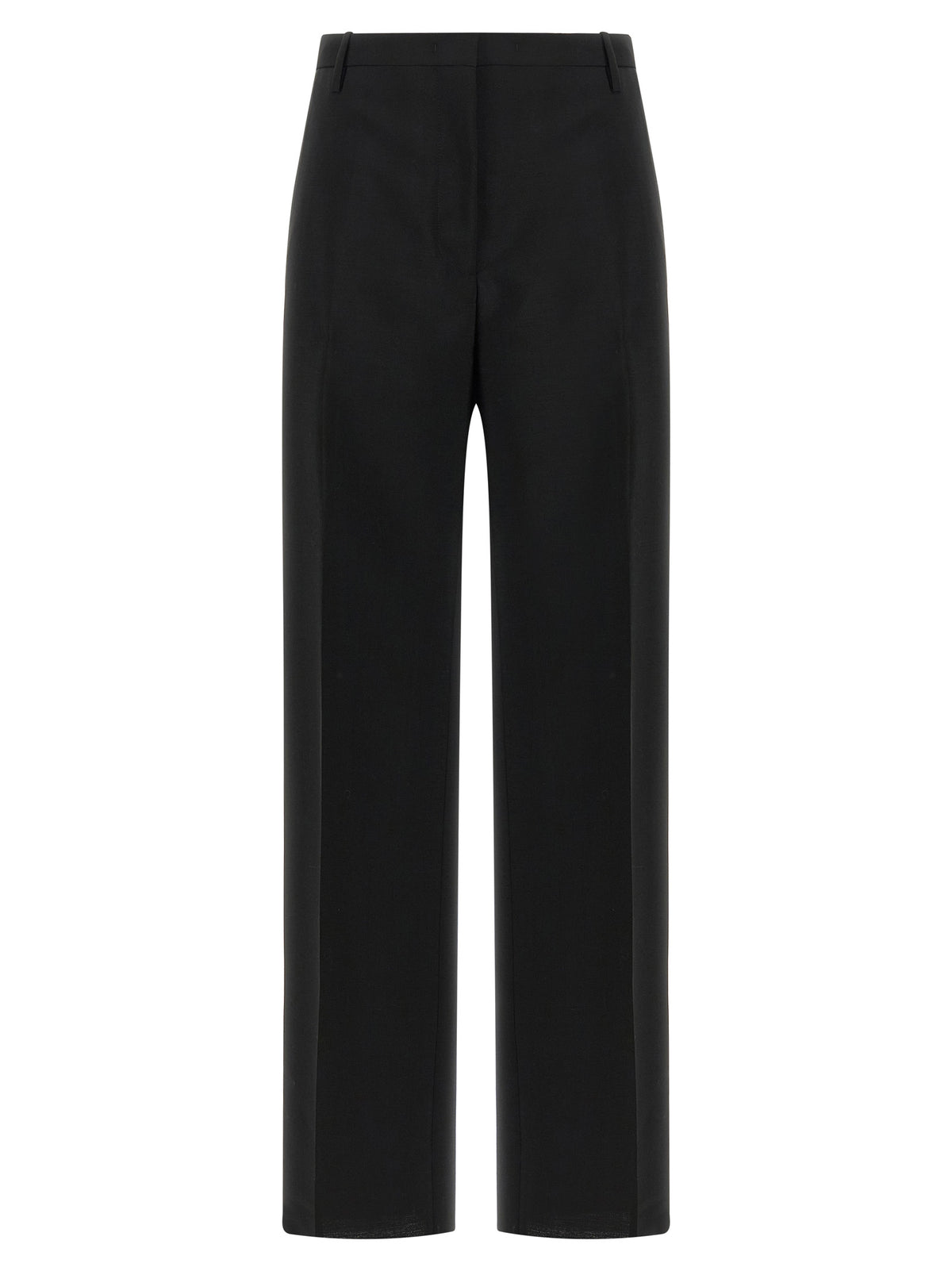 Fendi Women Black Wool And Mohair Pants