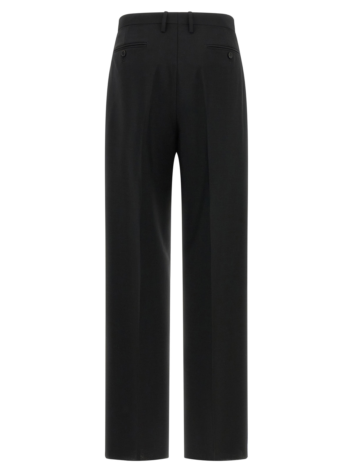 Fendi Women Black Wool And Mohair Pants
