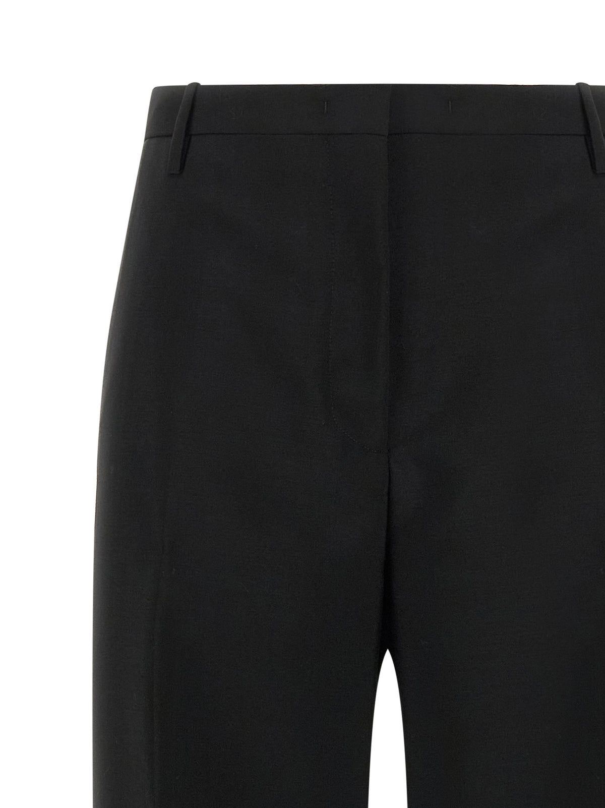 Fendi Women Black Wool And Mohair Pants