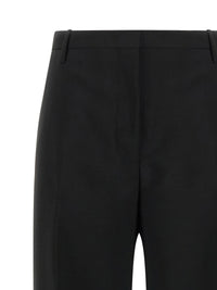 Fendi Women Black Wool And Mohair Pants