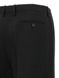 Fendi Women Black Wool And Mohair Pants