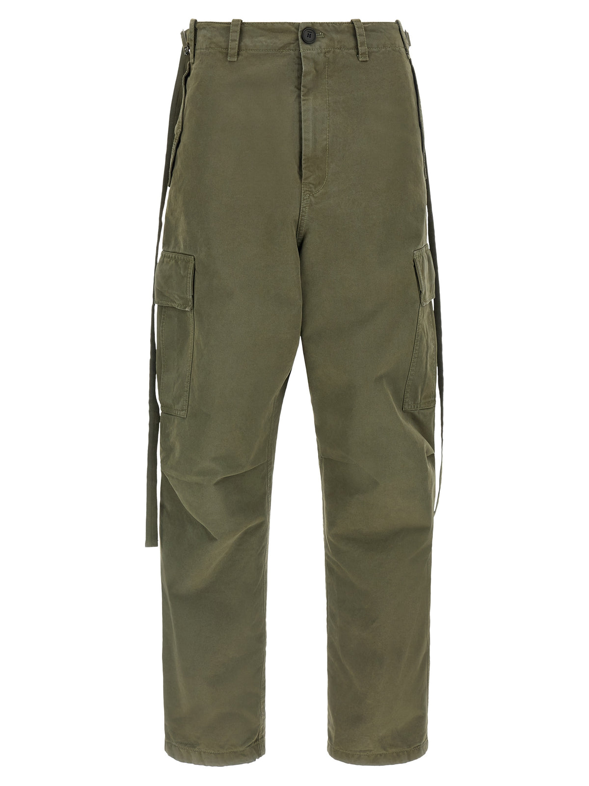 Fendi Women Double Stitch Embroidery Pants