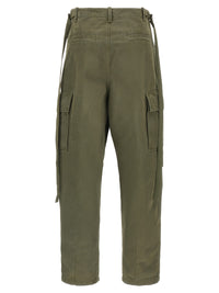 Fendi Women Double Stitch Embroidery Pants