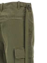 Fendi Women Double Stitch Embroidery Pants